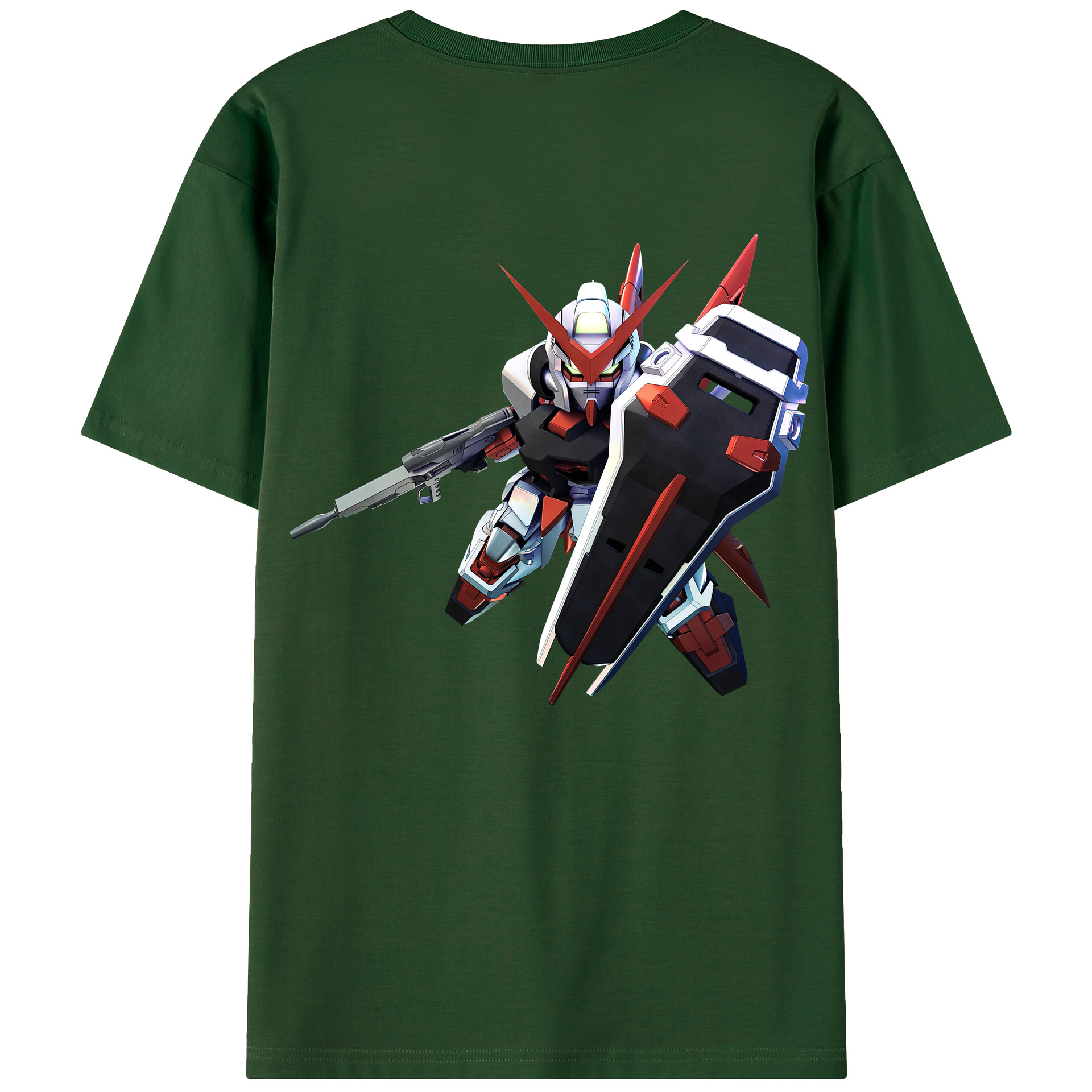 （画像用） 機動戦士ガンダム Mobile Suit Gundam 綿100％半袖Tシャツ（背面プリント）